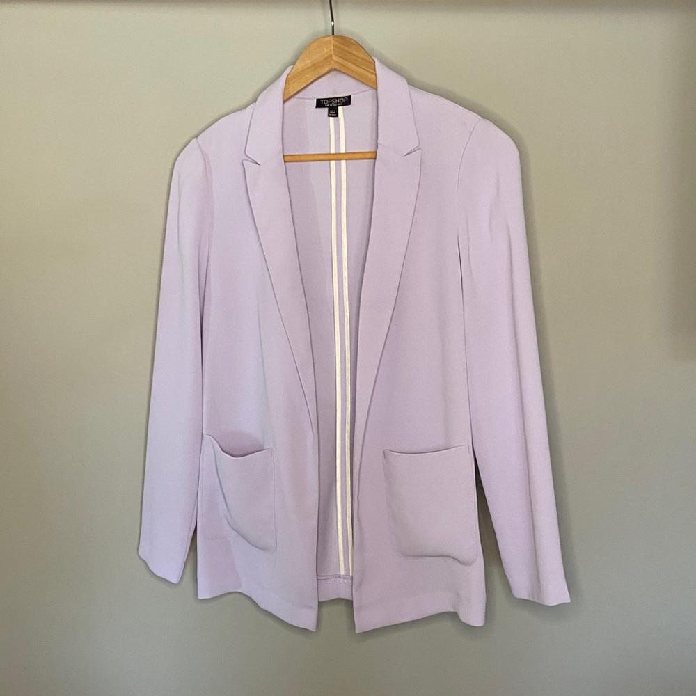 TOPSHOP Lilac Blazer